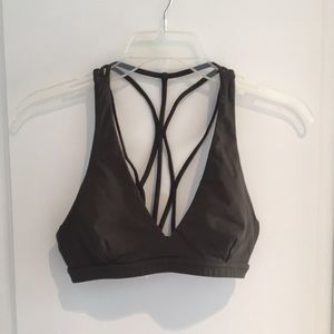 Gray Lulu Lemon Sports Bra